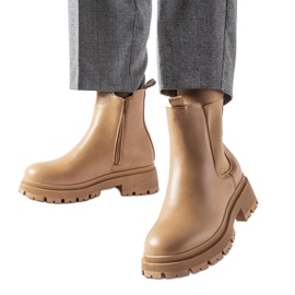 Botas Olmedo clássicas com isolamento bege