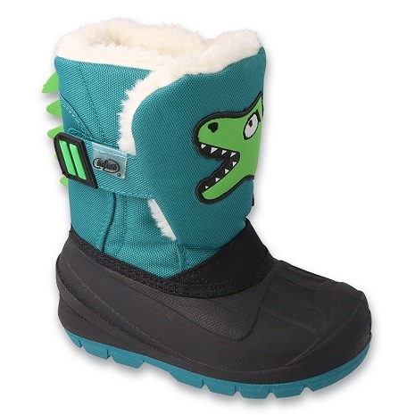 Calçado infantil Befado botas de neve 160P016 verde