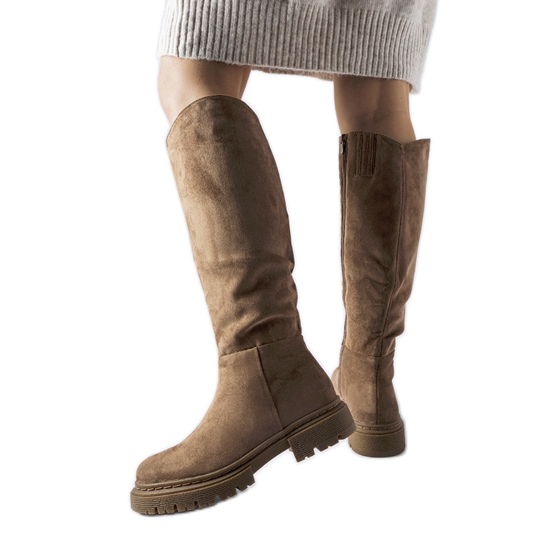 Botas Millbrook com isolamento plano marrom castanho Botas Millbrook com isolamento plano marrom castanho