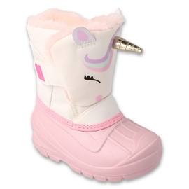 Calçado infantil Befado botas de neve 160X013 rosa