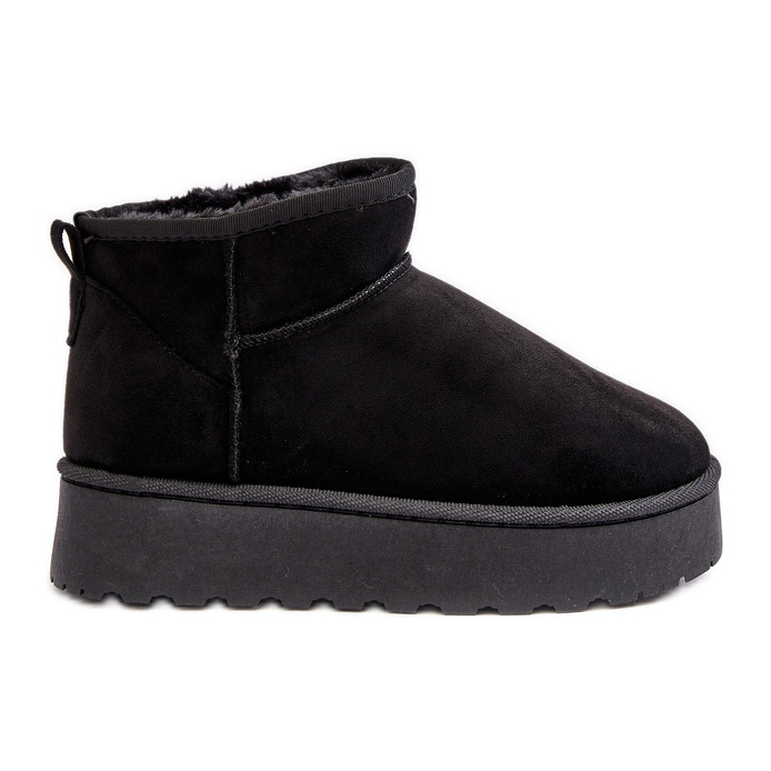 Botas femininas de neve com plataforma e forro de pele, Xamella preta preto Botas femininas de neve com plataforma e forro de pele, Xamella preta preto