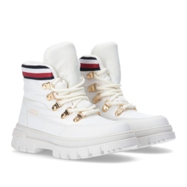 Tommy Hilfiger Bota Lace-Up Marfim W T3A5-33062-1047101-101 branco