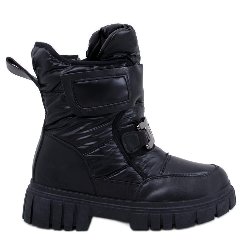 Botas de neve femininas Gabby Black preto