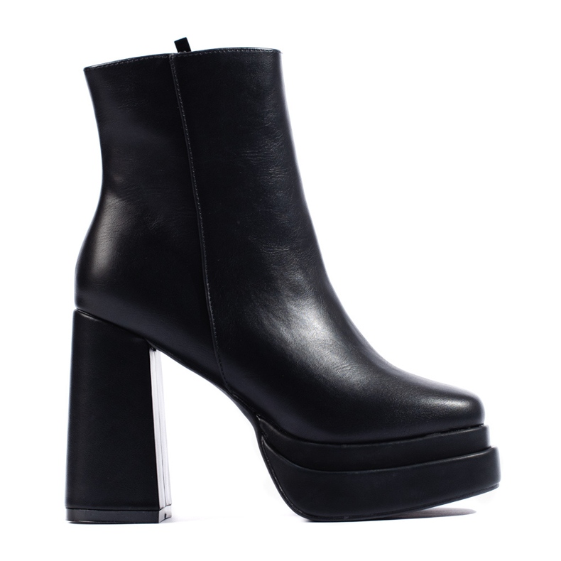 Botins pretos de salto alto Shelovet