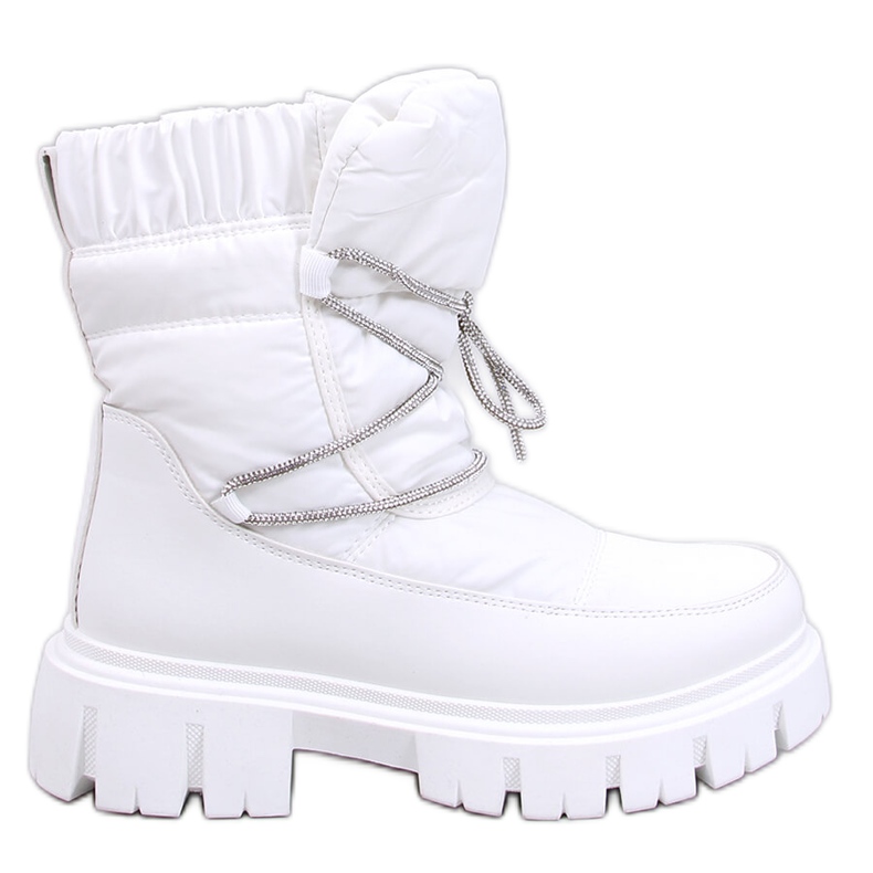 Botas de neve femininas Mitrani White branco