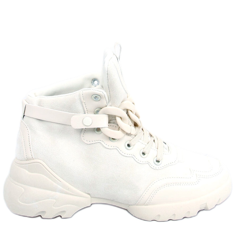 Tênis com corrente destacável Peri Beige bege Tênis com corrente destacável Peri Beige bege