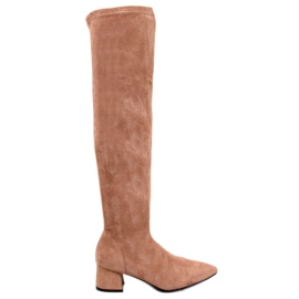 Mosqueteiros de salto baixo Diondre Camel marrom