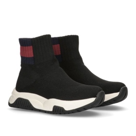 Tommy Hilfiger Sock Sneaker Preto W sapatos T3A9-33007-0702999-999