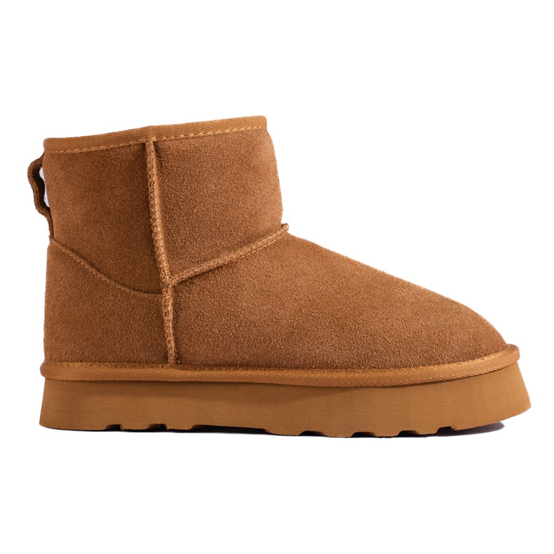 W. Potocki Botas de camurça marrom com pele da Potocki castanho W. Potocki Botas de camurça marrom com pele da Potocki castanho