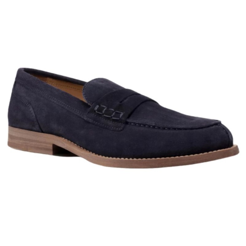 Sapatos Tommy Hilfiger Suede Loafer M FM0FM02867 azul
