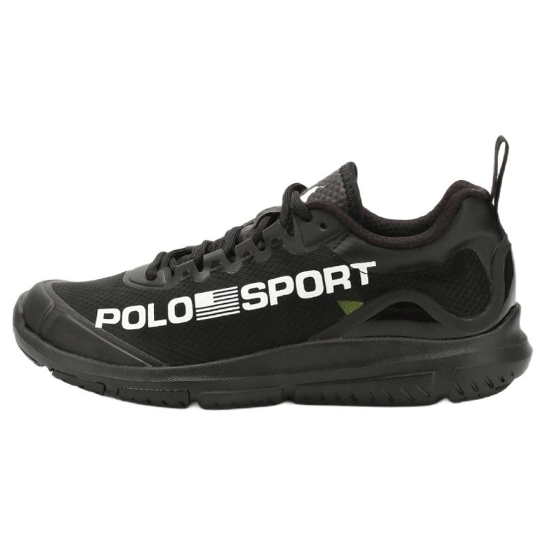 Polo Ralph Lauren Sapatos esportivos masculinos Sport Sport Ralph Lauren Tech Racer 804777159007 Black preto