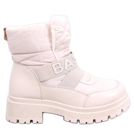Botas de neve femininas Little Beige bege