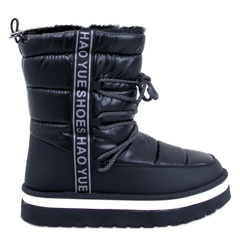 Botas de neve femininas Archie Black preto