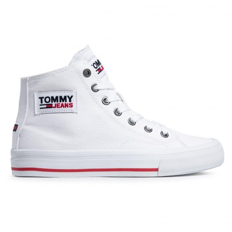 Tommy Hilfiger Sapatos Tommy Jeans Midcut Vulc M EN0EN01370-YBR branco Tommy Hilfiger Sapatos Tommy Jeans Midcut Vulc M EN0EN01370-YBR branco