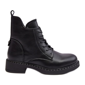 Botas rasas femininas clássicas pretas Ballisa preto