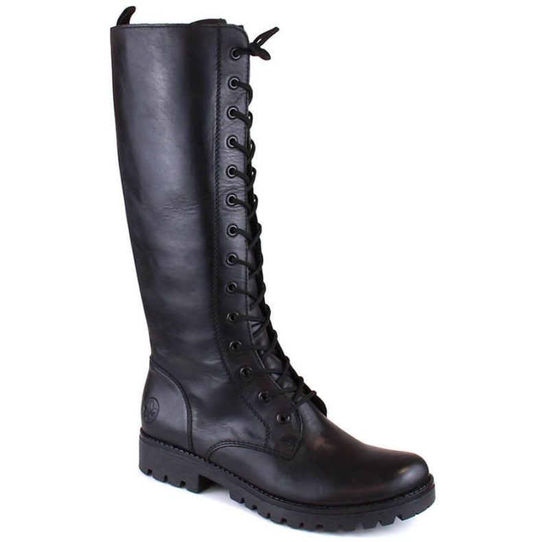 Botas isoladas Rieker, couro W 78543-00 preto