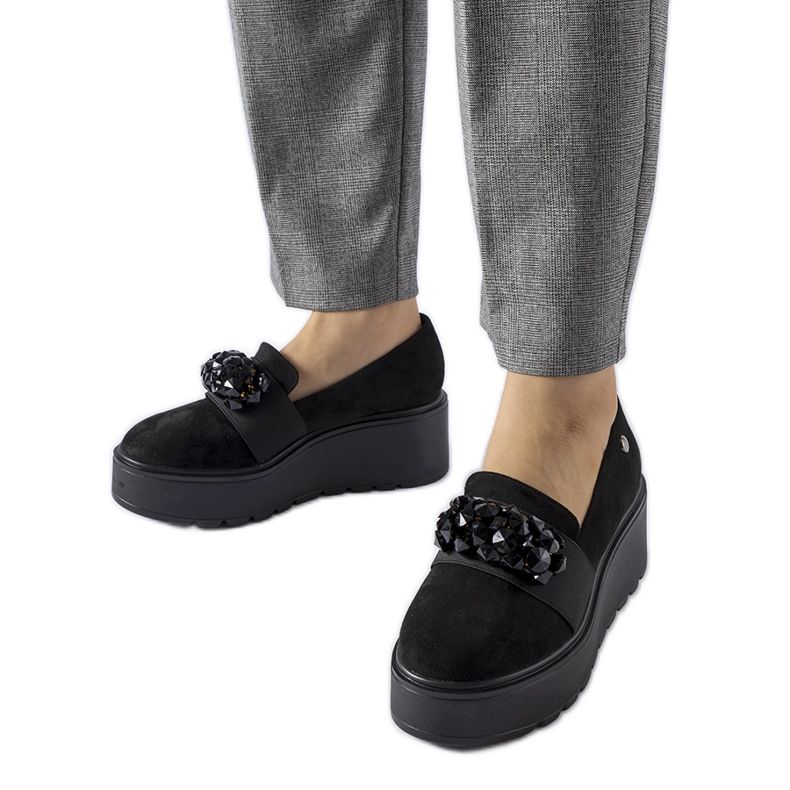 Sapatos plataforma Edma pretos