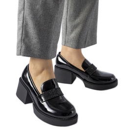 Sapatos pretos envernizados com salto Harrisburg Sapatos pretos envernizados com salto Harrisburg