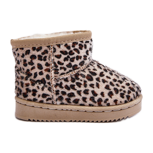 Botas de neve quentes para crianças Bege Gooby