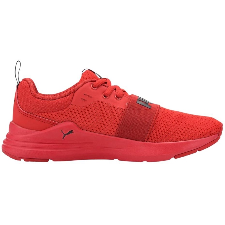 Calçado infantil vermelho Puma Wired Run Jr. 374214 05