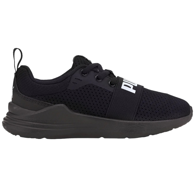 Calçados infantis Puma Wired Run pretos 374216 01