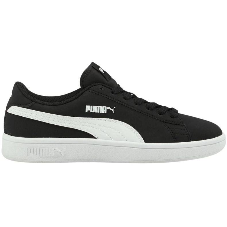 Sapatos infantis Puma Smash v2 Buck pretos 365182 34