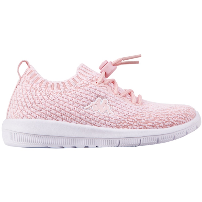 Calçado infantil Kappa Sneem K rosa e branco 260967K 2110