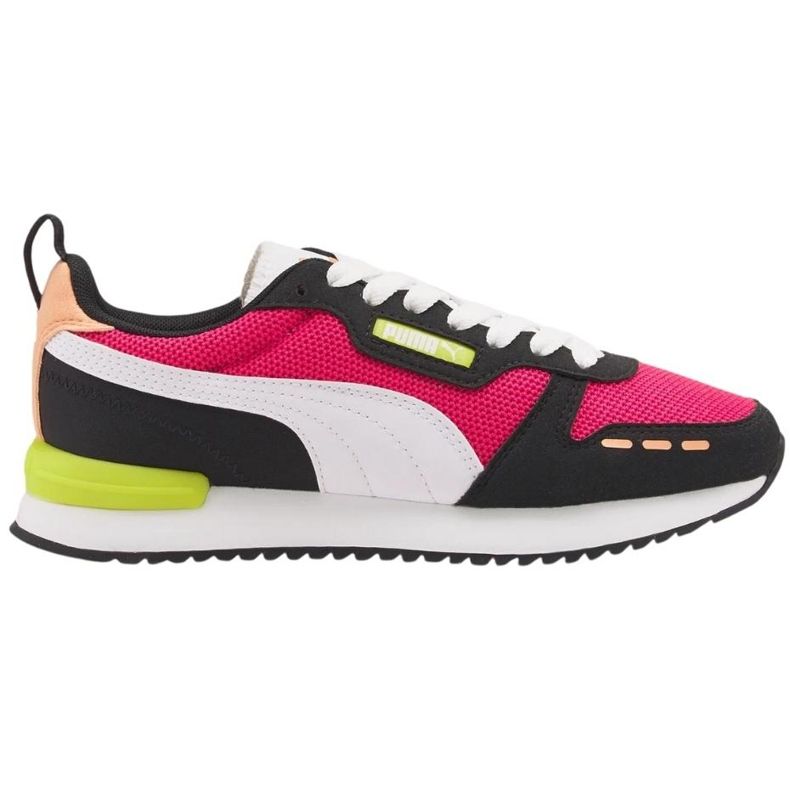 Sapatos femininos Puma R78 preto-rosa-branco 373117 56