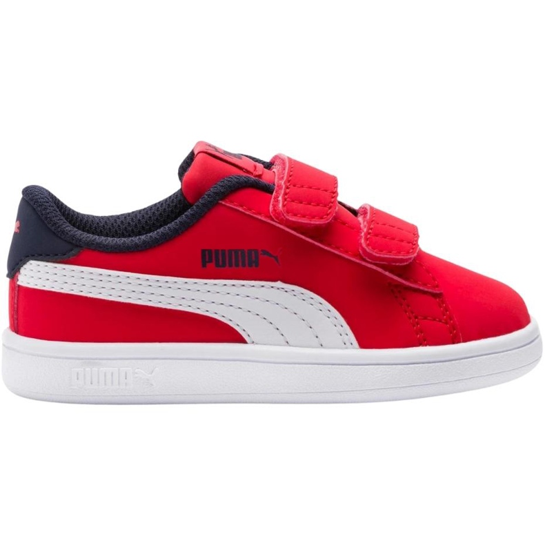Calçados infantis Puma Smash v2 Buck V Ps High Risk R vermelhos 365183 07