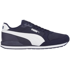 Sapatos masculinos Puma St Runner v3 Mesh, azul marinho 384640 02