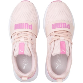 Calçado infantil Puma Wired Run Jr. bege 374214 18