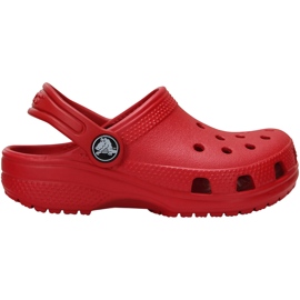 Tamancos infantis Crocs Toddler Classic Clog vermelhos 206990 6PT Tamancos infantis Crocs Toddler Classic Clog vermelhos 206990 6PT
