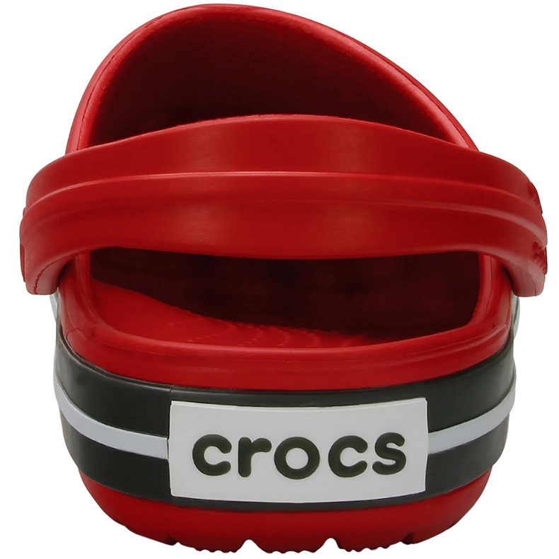 Tamancos infantis Crocs Kids Crocband Clog vermelho-cinza 207006 6IB