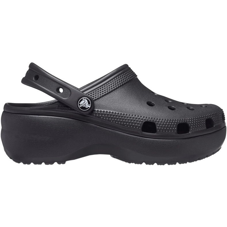 Tamancos femininos Crocs Classic Platform pretos 206750 001