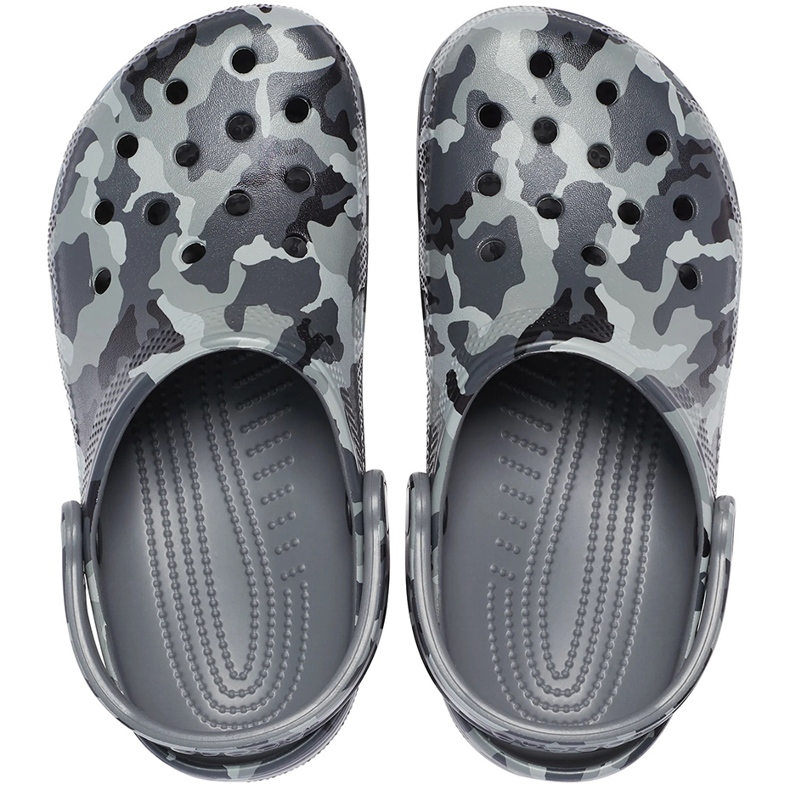 Tamancos camuflados Crocs Classic Impressos Camo - cinza 206454 0IE