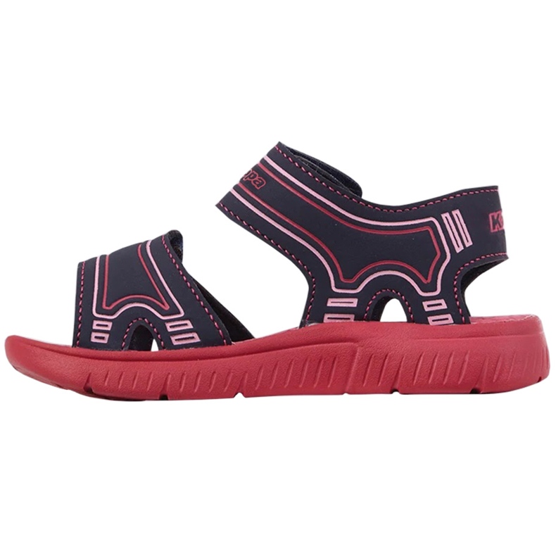 Sandálias para crianças Kappa Kaleo K azul marinho-rosa 260887K 6722