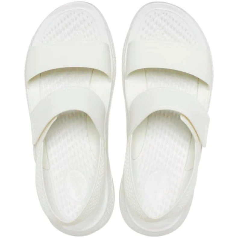 Sandálias femininas Crocs Literide 360 ​​brancas 206711 1CN branco