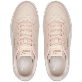 Sapatos femininos Puma Skye Clean Island, pêssego 380147 12 rosa