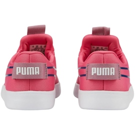 Sapatos infantis Puma Courtflex v2 Slip On Ps rosa 374858 12
