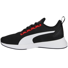 Puma Flyer Runner Jr. preto e branco 192928 33 sapatos infantis