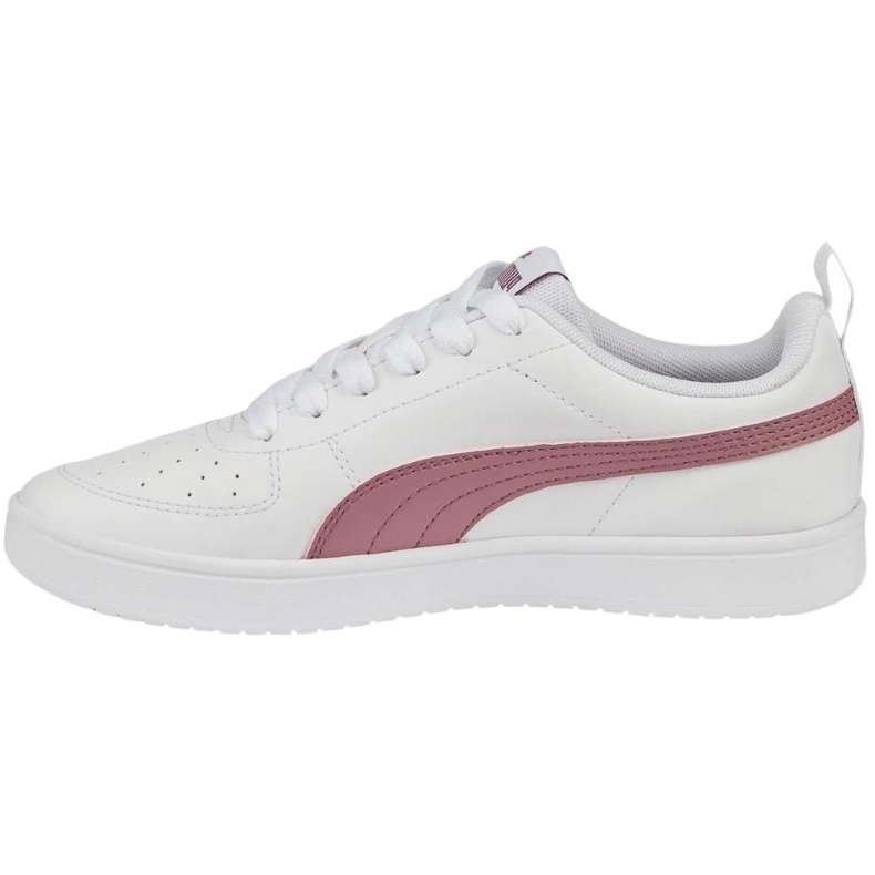 Sapatos femininos Puma Rickie branco-rosa 387607 04