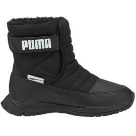 Calçados infantis Puma Nieve Wtr Ac Ps pretos 380745 03