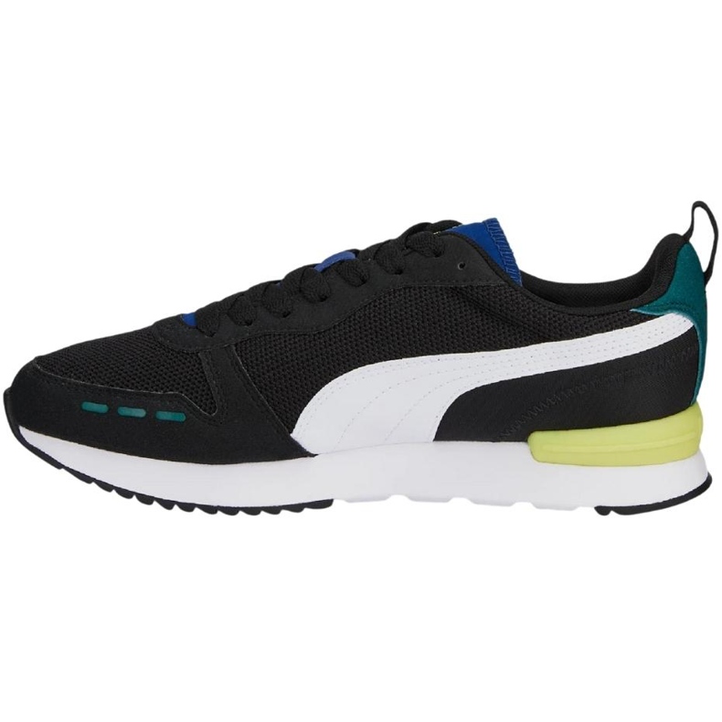 Sapatos de homem Puma R78 preto e branco 373117 59