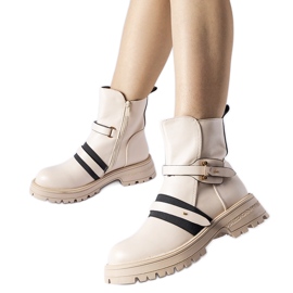 Botas Laderoute com isolamento bege
