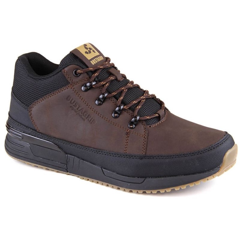 Botins de couro Bustagrip M MRM5F, marrom castanho