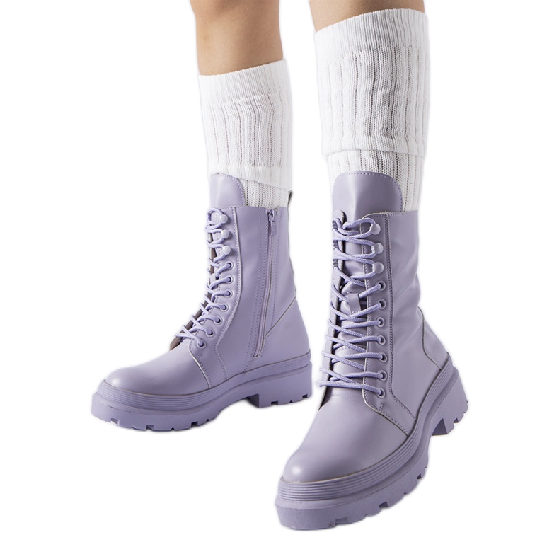 Botas roxas com protetor Zacharie tolet