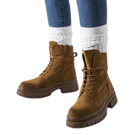 Botas marrons com biqueira desgastada da Vadnais castanho castanho marrom