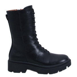 Heap Botins com cadarço Nero preto