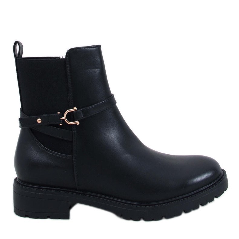 Botas Chelsea clássicas femininas Royle Black preto