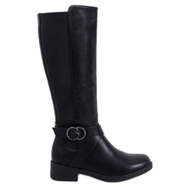 Botas com parte superior flexível Treme Black preto